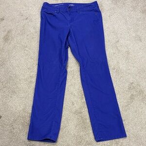 LOFT Purple/Blue Straight Leg Corduroy Jeans